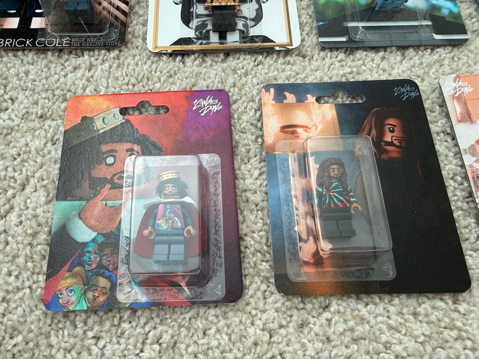 The Canvas Don J Cole ENTIRE SET COLLECTION 7 Figures Limited Edition Lego Rap