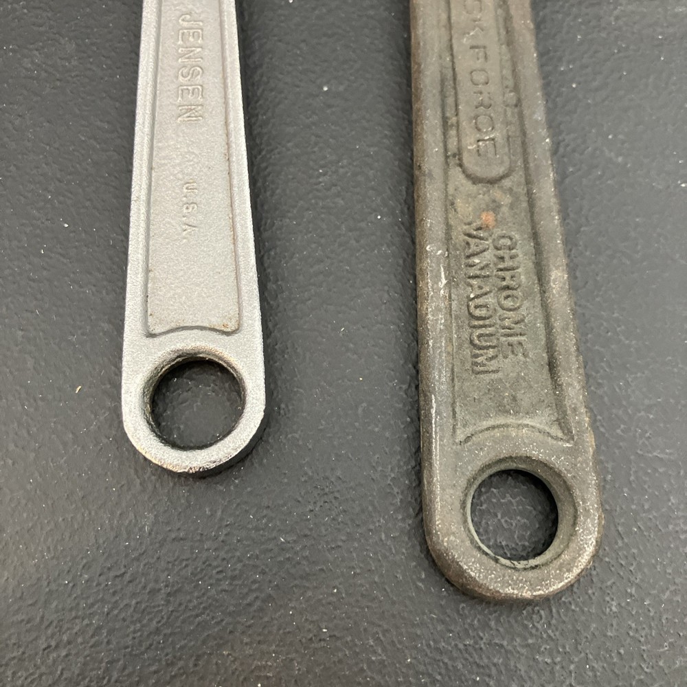 Set of 2 Adjustable Wrench Tools - Taskforce 8” & Jensen 6"