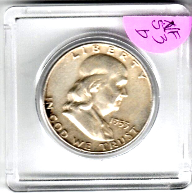 90% SILVER 53D FRANKLIN HALF
