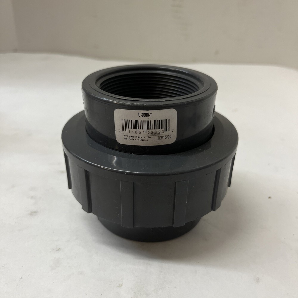 U-2000-T Schedule 80 Pvc Union 2" 150 Psi