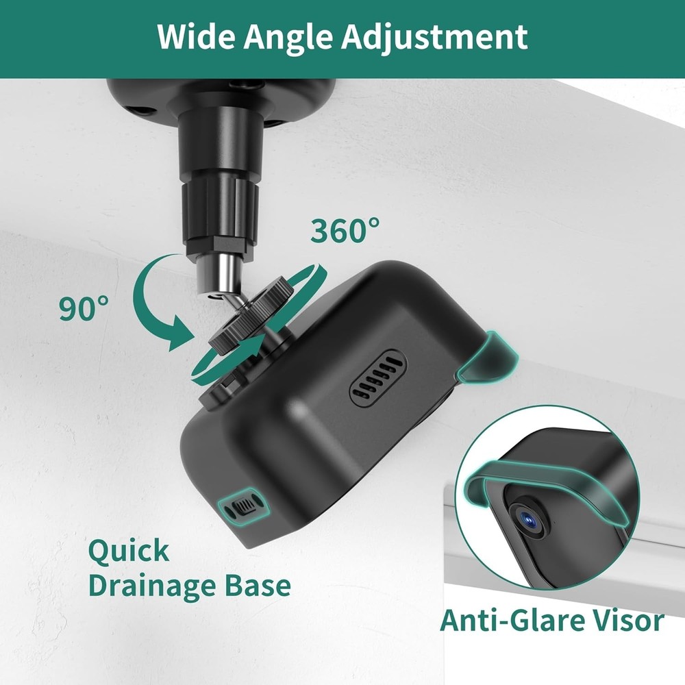 Blink Camera Mount Weatherproof Housing 360 Bracket 3rd 4th Gen