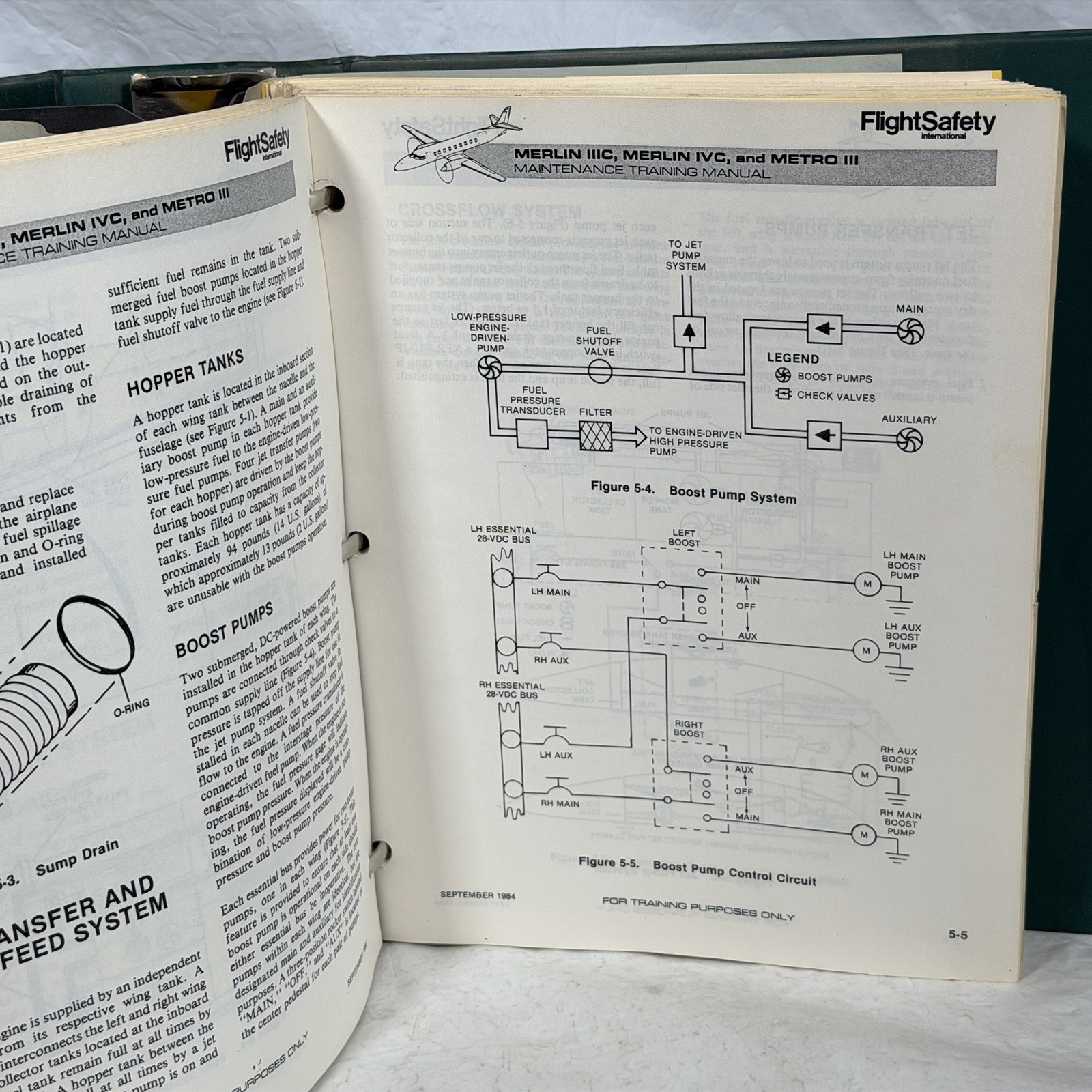 FlightSafety Merlin IIIC Merlin IVC Metro III Maintenance Training Manual