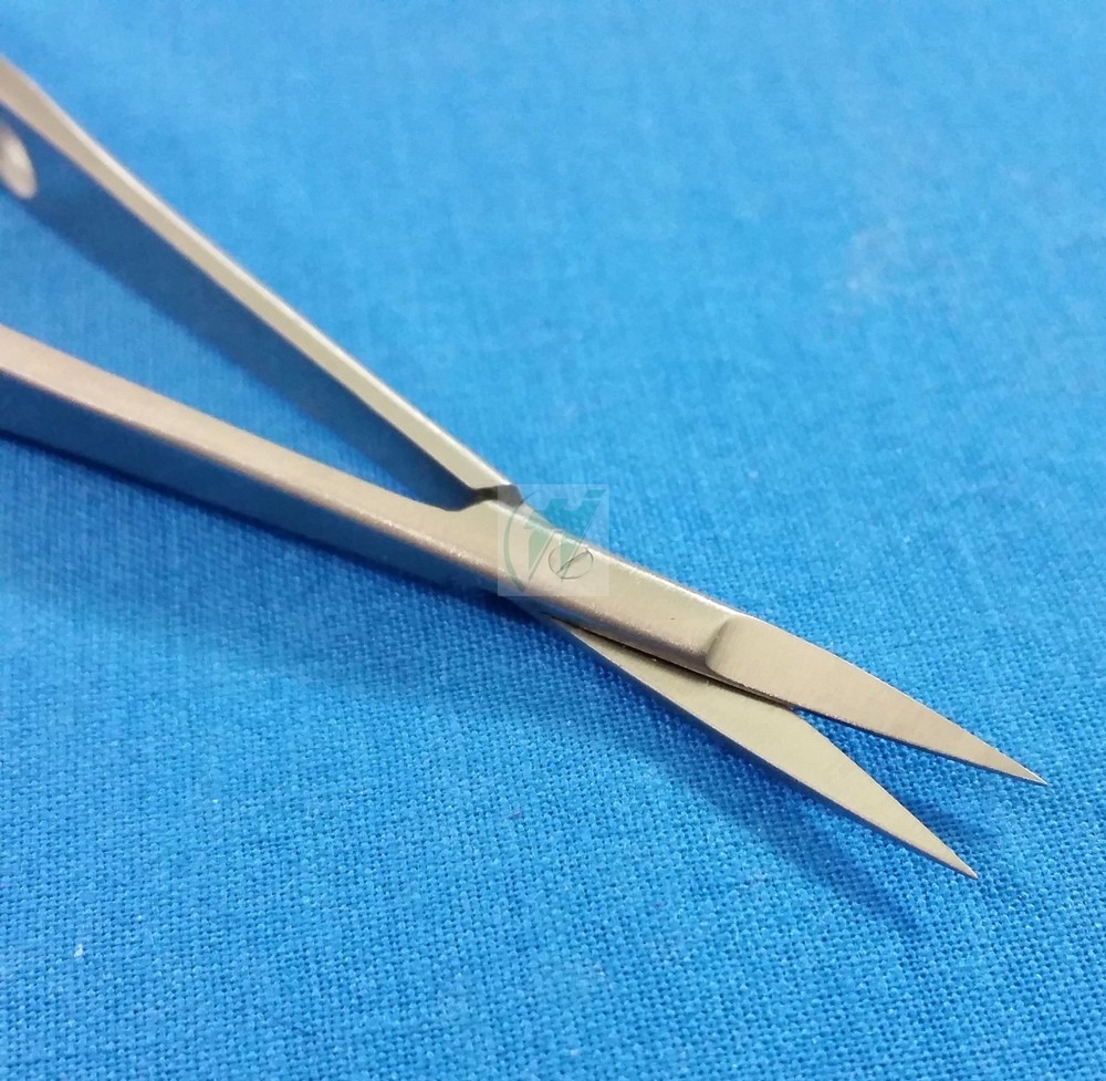 FINE TIP POINT SPRING SELF RETRACTING STITCH MICRO SCISSORS 5.5" STRAIGHT