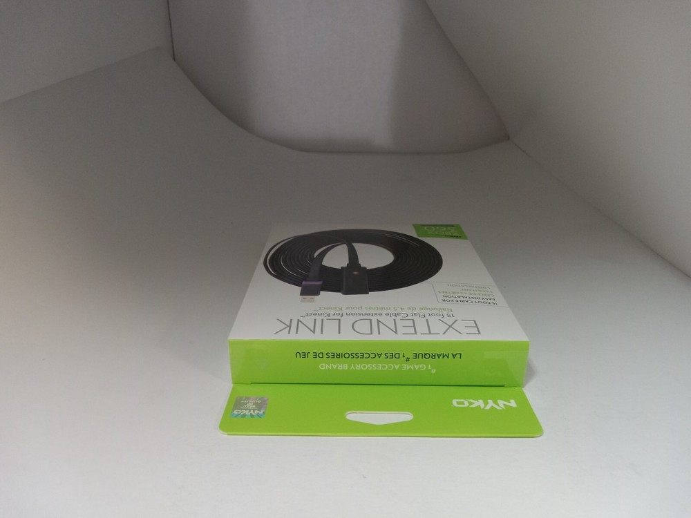 NEW NYKO EXTEND LINK Extra Long Flat 15FT KINECT Extension cable for XBOX 360 2B