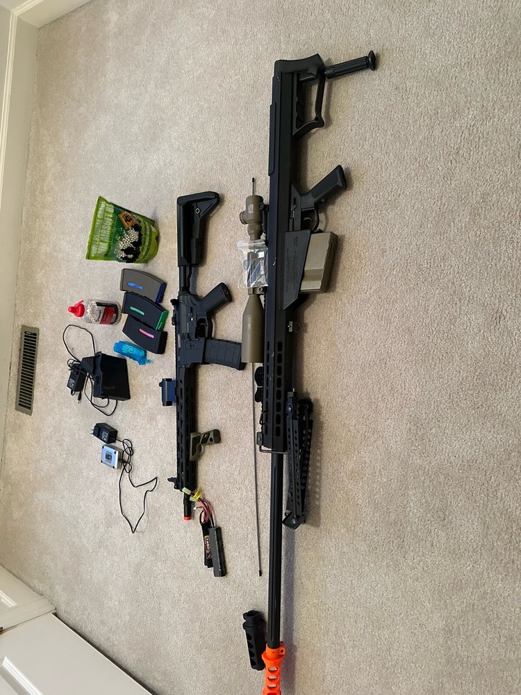 Baretta + ar airsoft gun