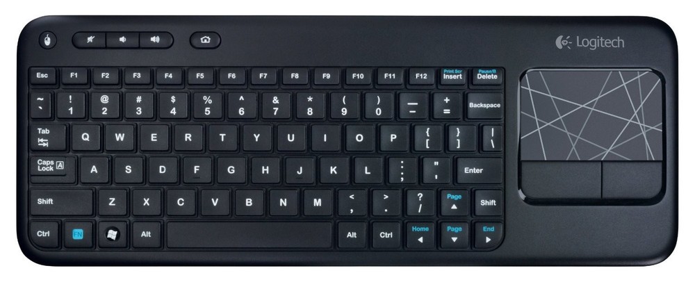 Logitech Wireless Touch Keyboard K400 with Built-in Multi-Touch Touchpad