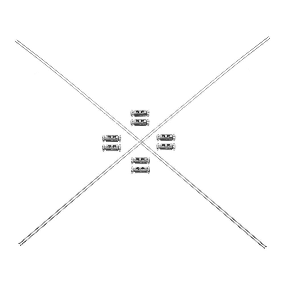 String Light Installation Kit Heavy Duty Wire General Purpose Hanging