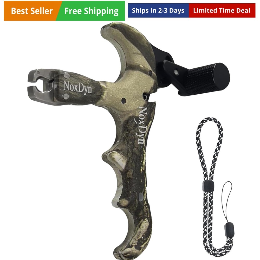 Archery Release 360° Rotatable Thumb Release for Compound Bow