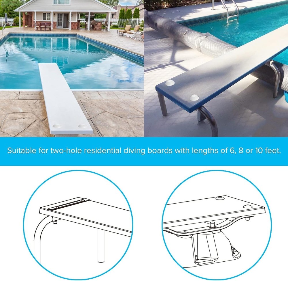 Essential Diving Board Installation Kit with Stainless Steel Components