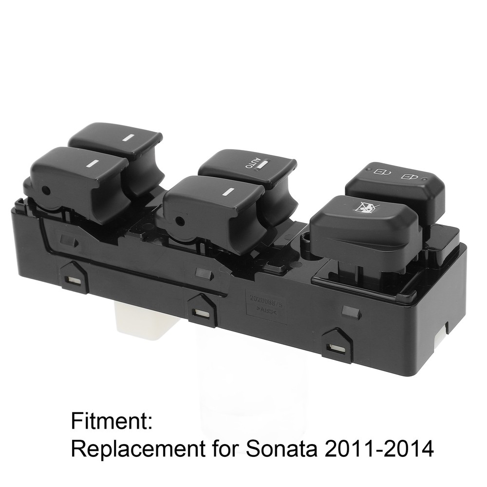 1.Black Power Window Switch For Sonata 2011‑2014 Easy Control Replacement UUFY