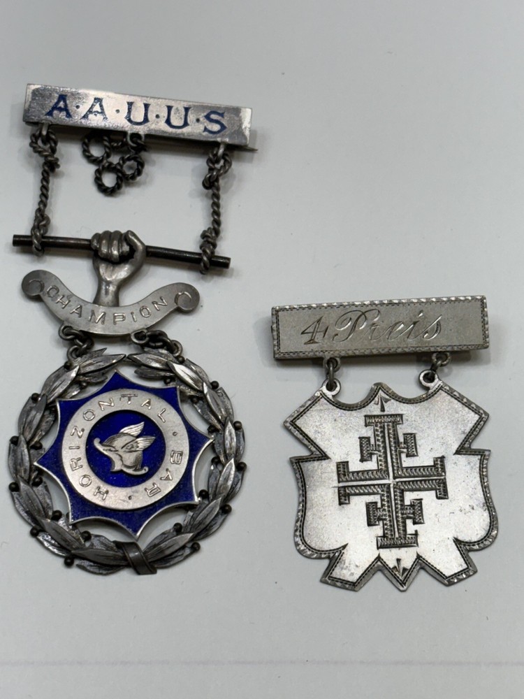 2 Medals/Champion Horizontal Bar