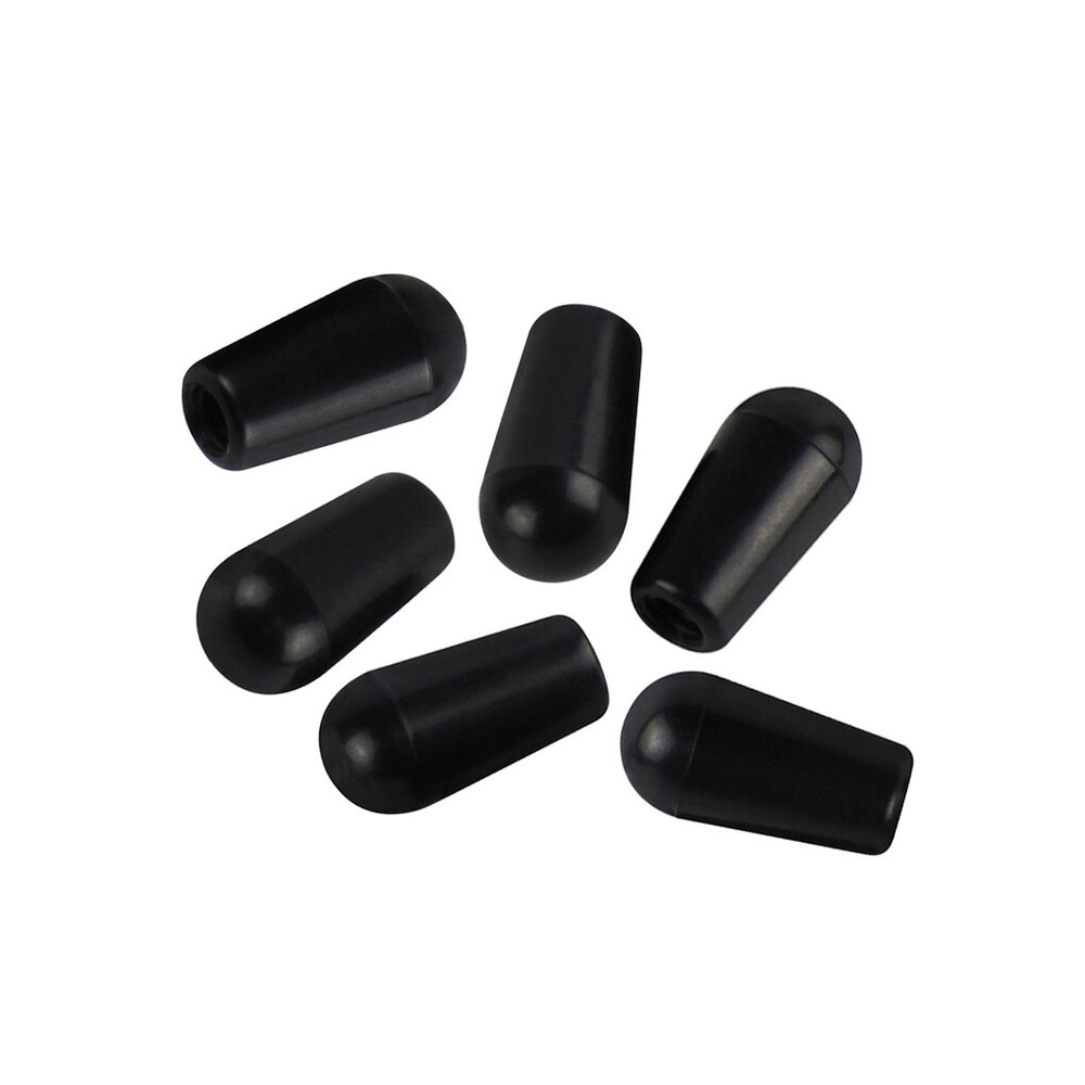 6 x Guitar 3 Way Toggle Tips 4mm Pickup Selector Knobs in 11 Colors Optional