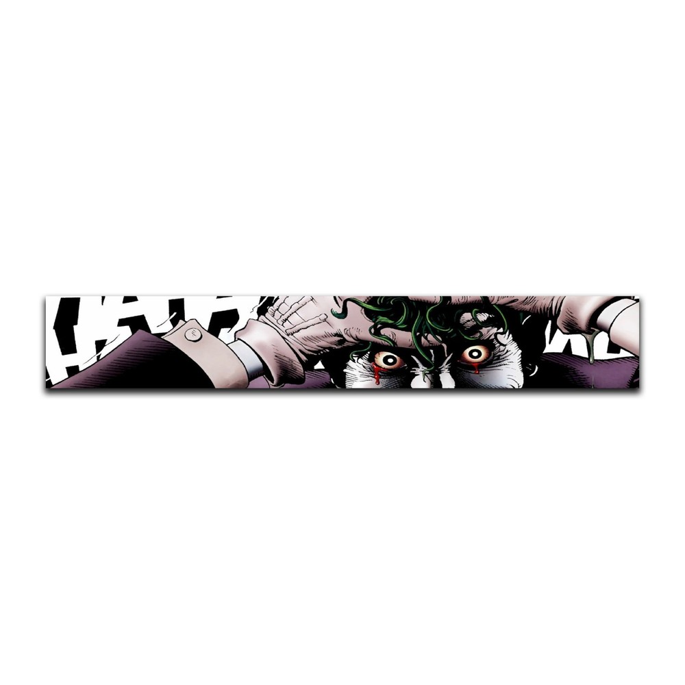 Joker Sunstrip Windshield Wrap Banner Decal Premium 3M Vinyl