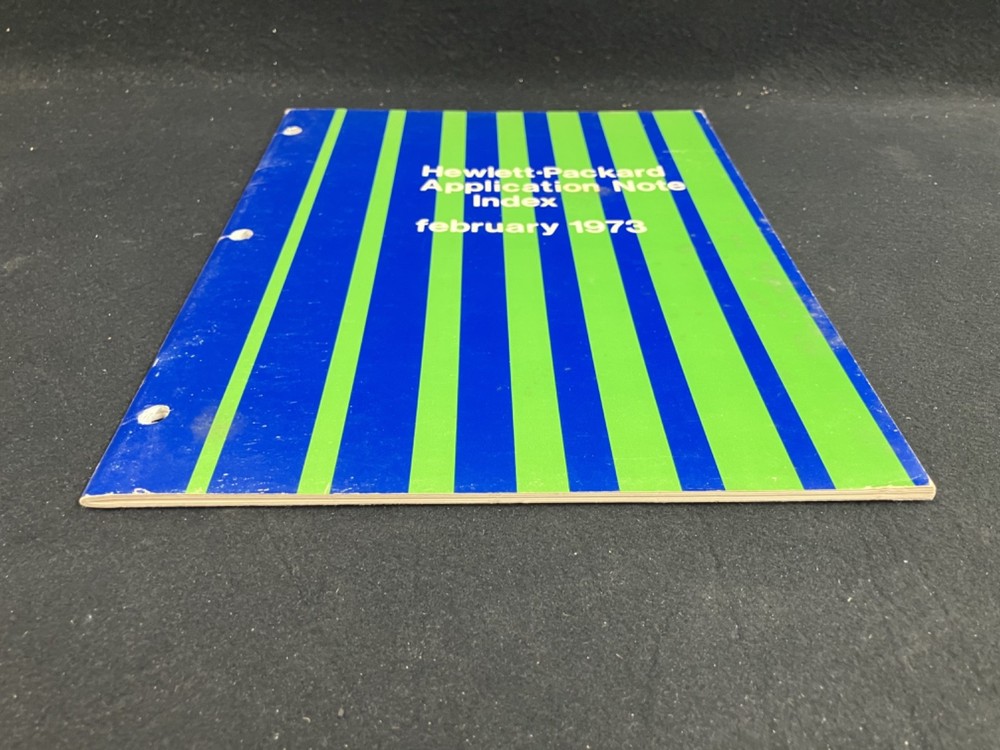 HEWLETT PACKARD APPLICATION NOTE INDEX, FEBRUARY 1973