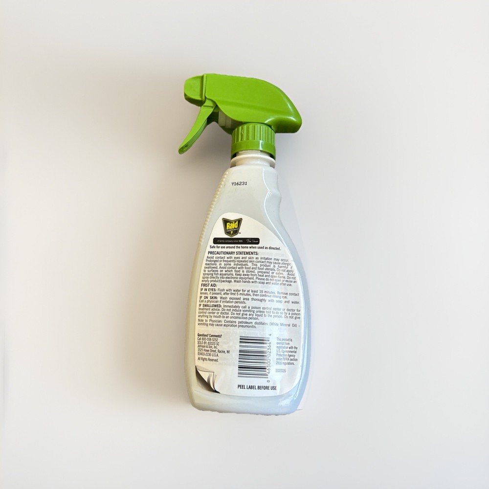 RAID ESSENTIALS MULTI INSECT SPRAY SAFE FOR KIDS AND PETS 12 FL OZ