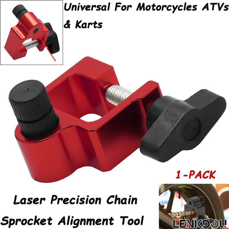 Chain & Sprocket Alignment Tool - Laser Application