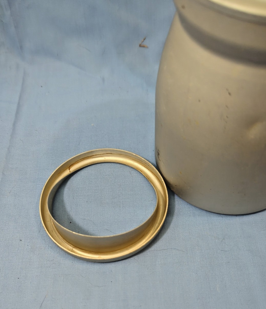 Vintage 1941 WWII US Army Aluminum Creamer/Pitcher w/ insert AGM & Co.