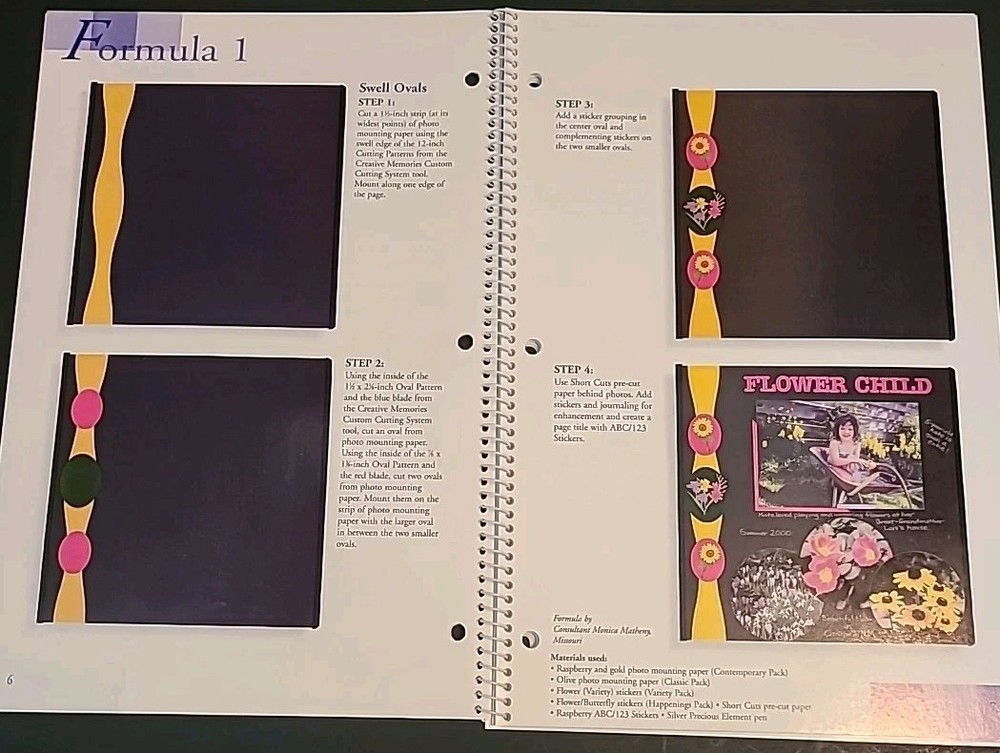 creative memories fast formula book