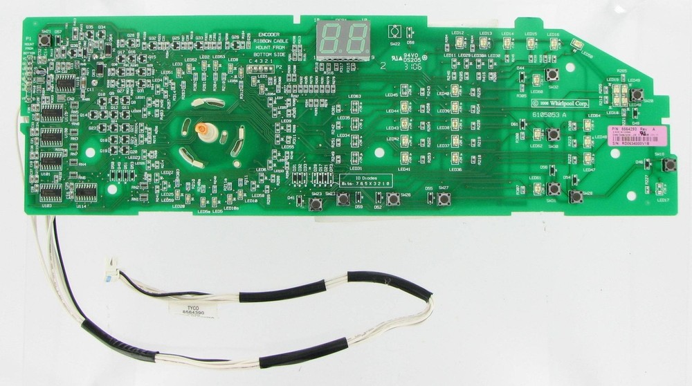 CoreCentric Laundry Dryer Control Board Replacement for Whirlpool WP8563974