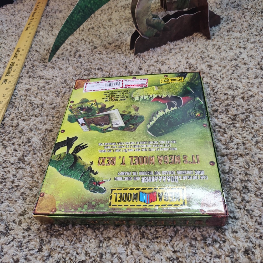 Scholastic Mega Model T. Rex 3 FT. Make Your Own Dinosaur*Read*