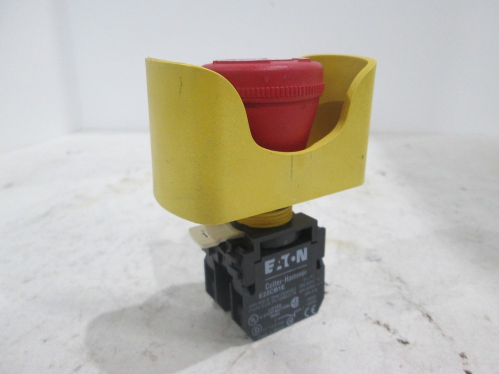 Eaton, Cutler Hammer, E22CB1E, Red Push Button Release Switch, Used