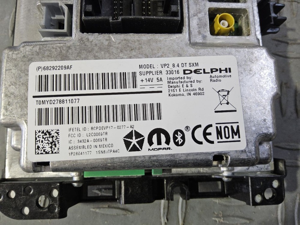 2019 Dodge 1500 New Style Electronic Control Module 5.7L 12 Volt System