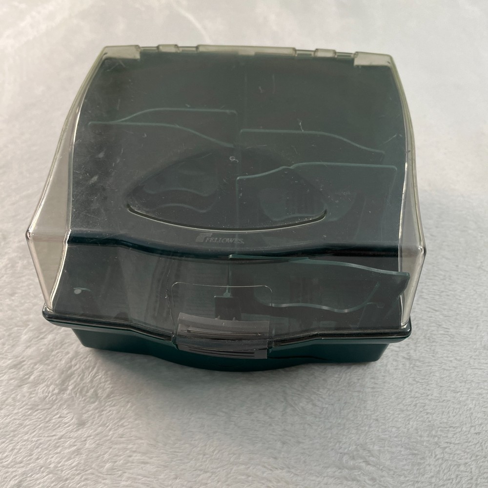 Fellowes Softworks Diskette Tray Green Case For 3.5" Floppy Holder Disk