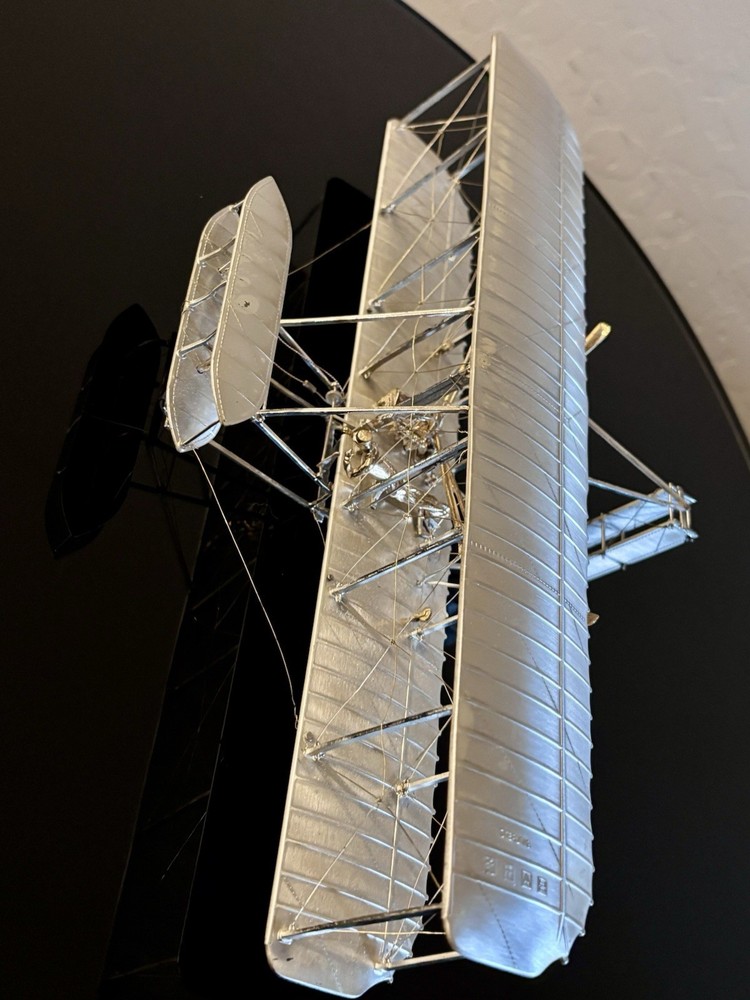 Vintage Wright Brothers 12” Flyer #96 Sterling Silver Model Paramount Classics