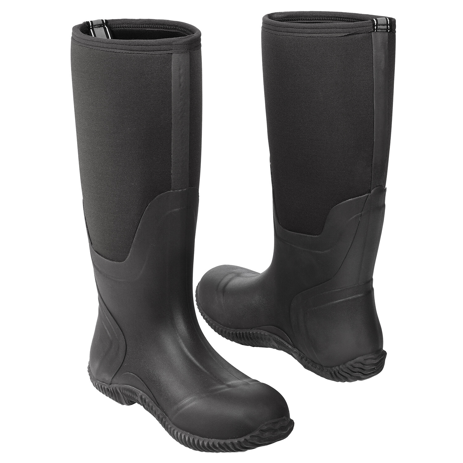 HISEA Men's Rain Boots Neoprene Rubber Waterproof Fishing Hunting Working Boots