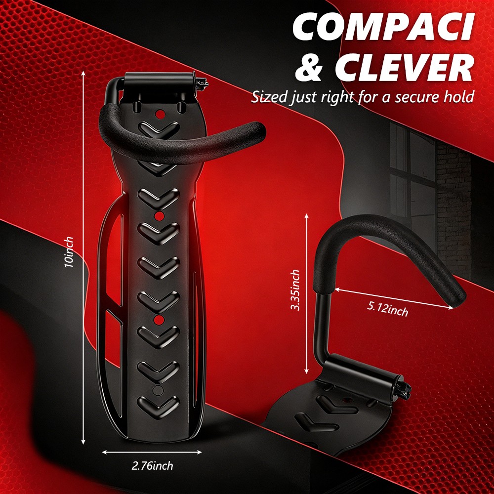 Bike Wall Mount Rack Bicycle Hanger Heavy Duty Vertical Hook for Indoor Garage