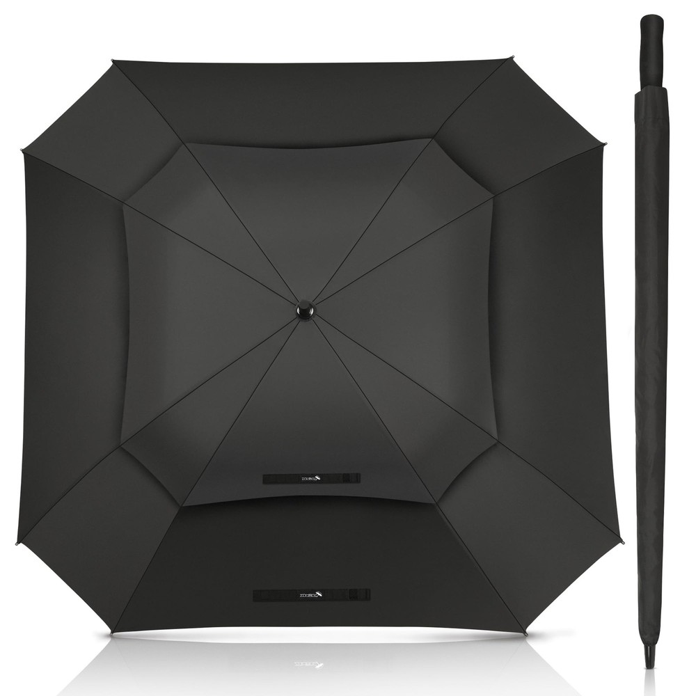 ZOMAKE Extra Large Golf Umbrella 62 Inch Automatic Open Double Canopy Vented