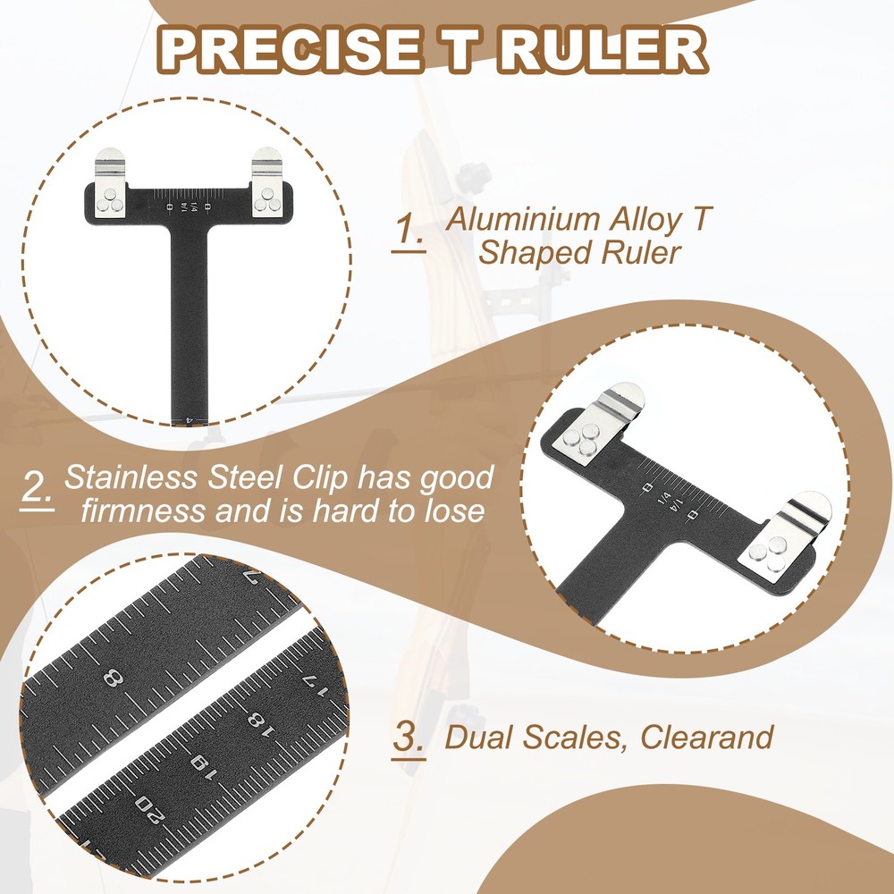 Archery Bows Square 33x9mm for Recurve Compound Bowstrings Archery Black