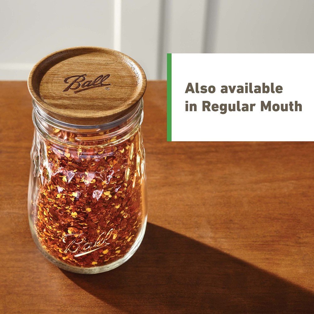 ® Jar Lids, 5 Pack Jar Wooden Storage Lids