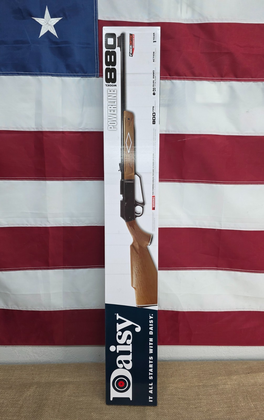 Daisy Powerline 880 Multi-Pump .177 BB/Pellet Pneumatic Air Rifle - 990880-603