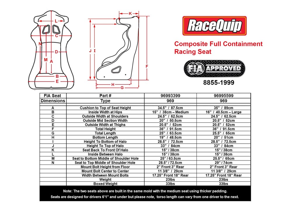 RaceQuip 96993399RQP