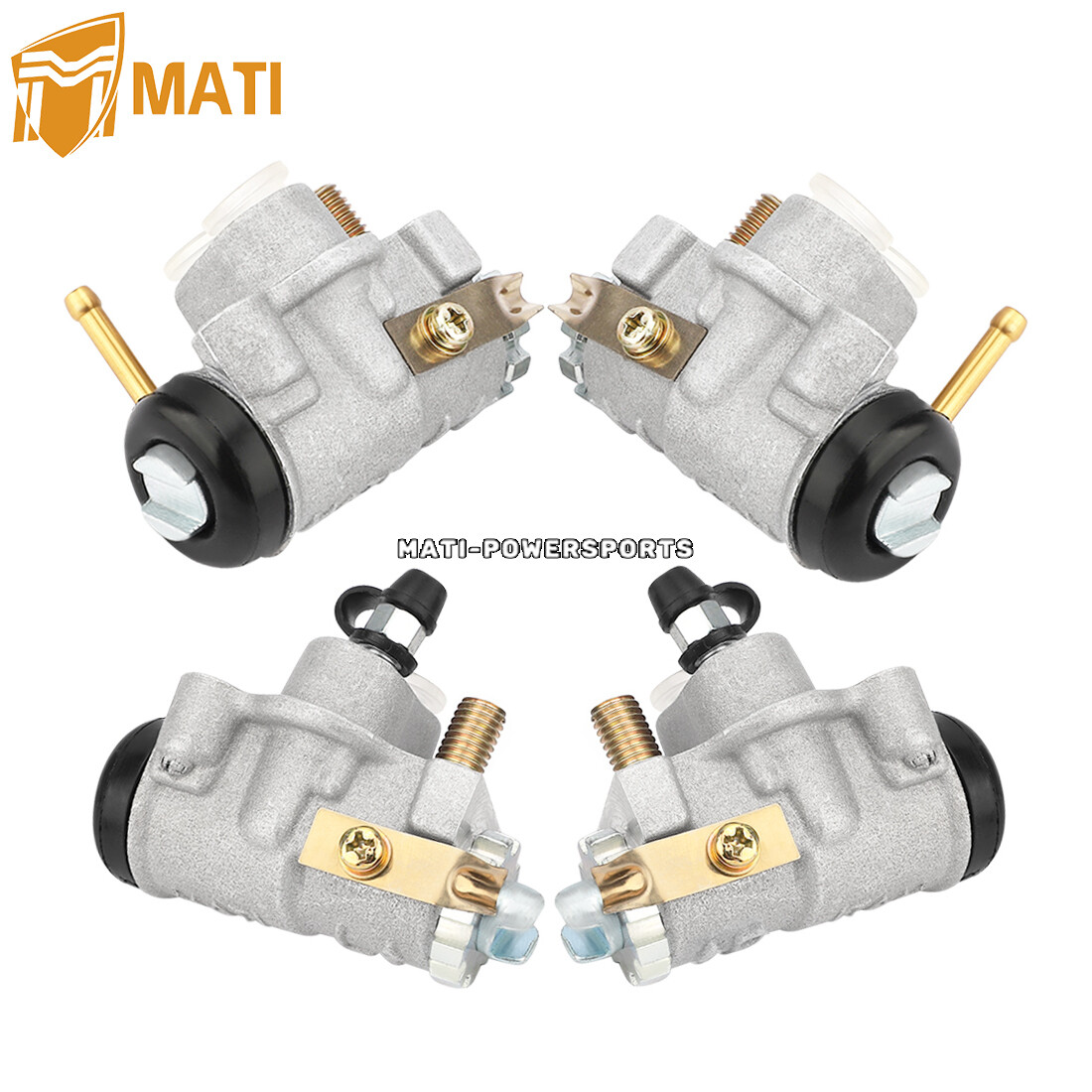 Front Brake Wheel Cylinders w/Shoes Kit for Honda TRX350FE/FM/TE Rancher 2000-03