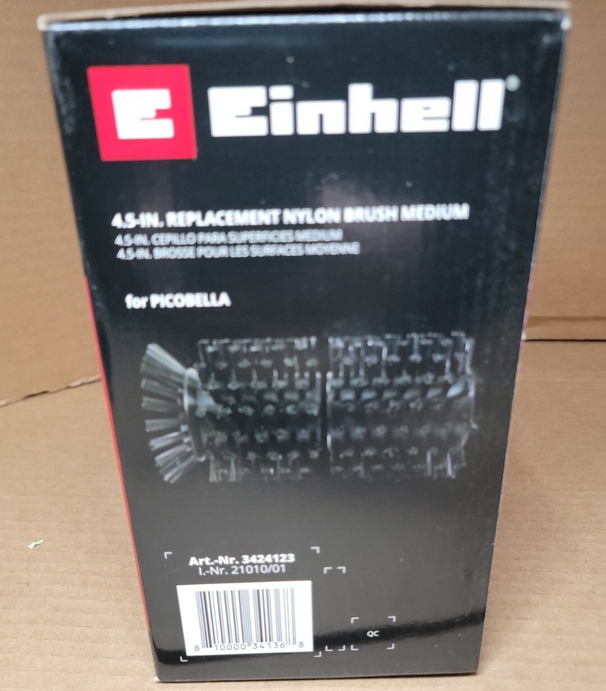 Einhell Picobella stone Surface cleaning 4.5-in. Replacement Nylon Brush Medium