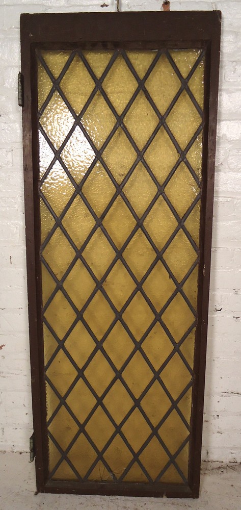 Vintage Stained Glass Window Panel (08093)NS