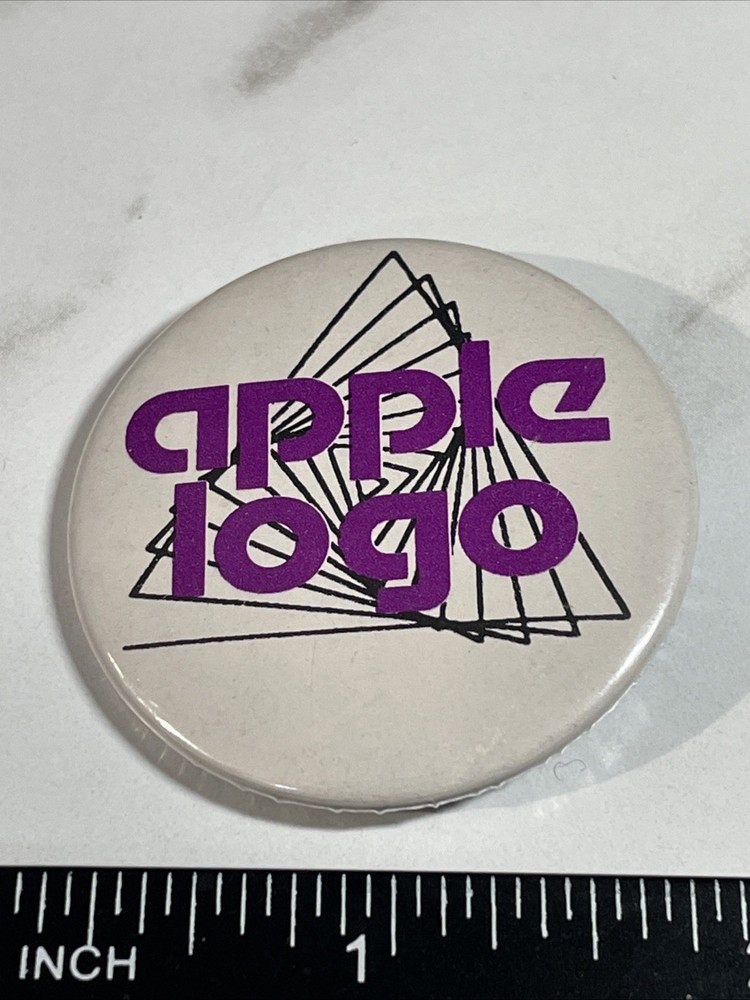 1980’s Apple Logo Pinback Button HS29b