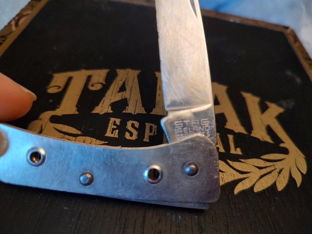 Vintage Stag Ireland Folding Knife