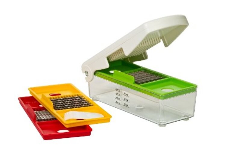 by Progressive Fruit and Vegetable Chopper,White