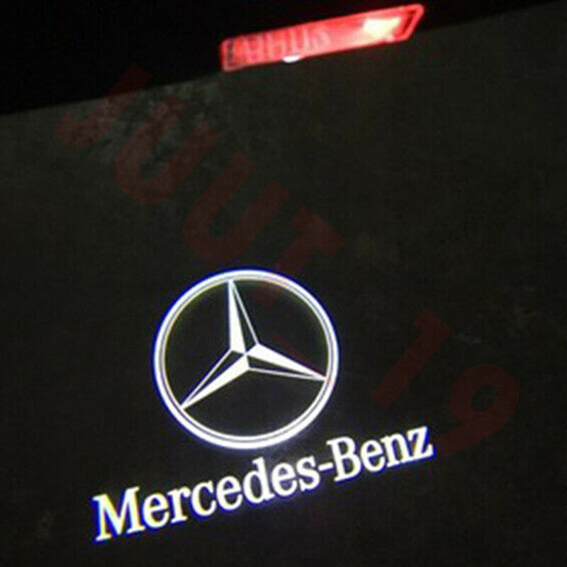 2X Laser LED Door courtesy Shadow Projector Light For Mercedes benz C Class 2015