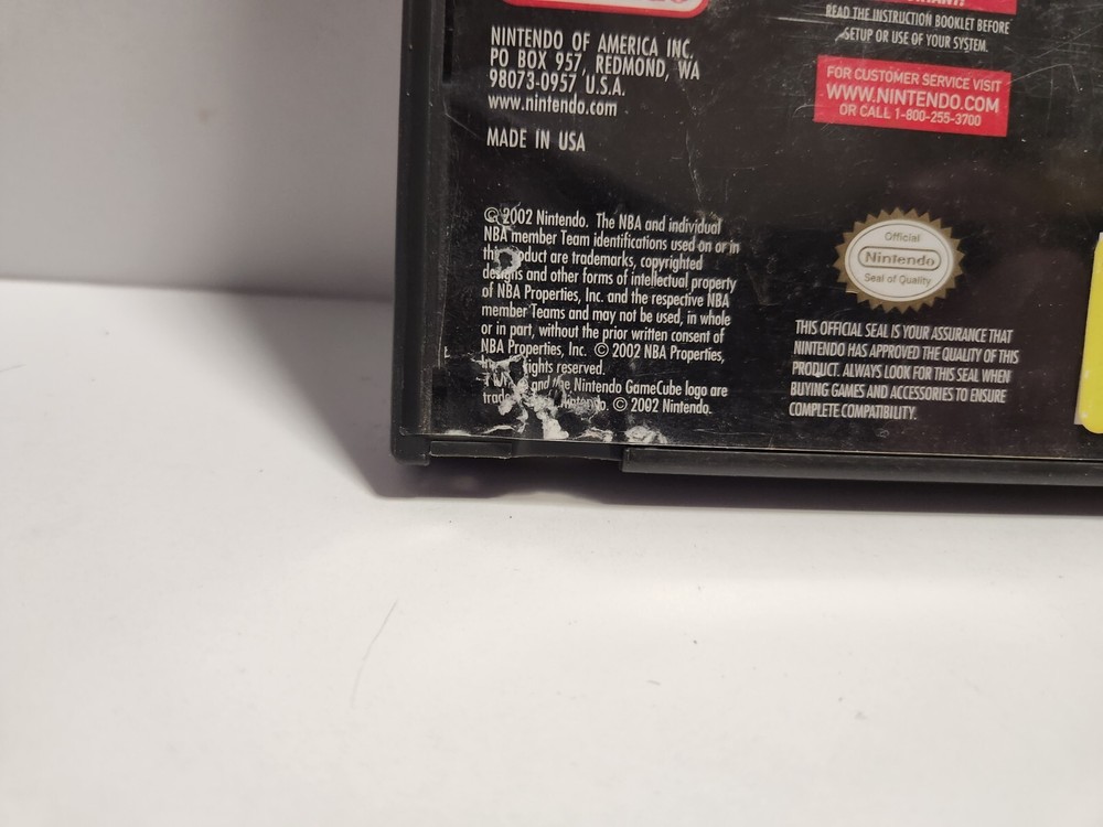 NBA Courtside 2002 (Nintendo GameCube) Original Case Only