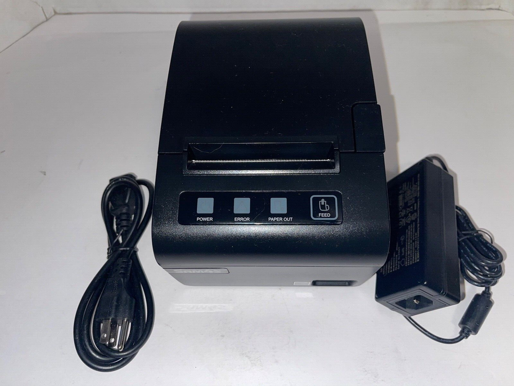 Sam4S ELLIX 30S Thermal POS Receipt Printer with Power Supply TESTED