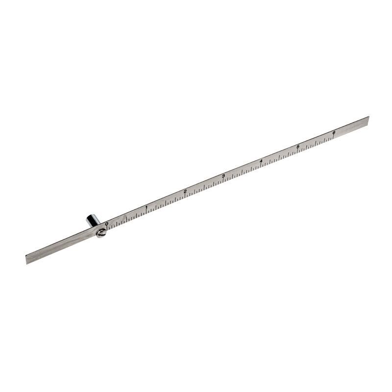 Innovative 6" Metal Span Ruler With Stud