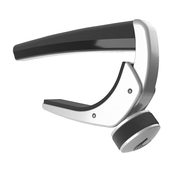 D'Addario NS Pro Plus Guitar Capo, Silver