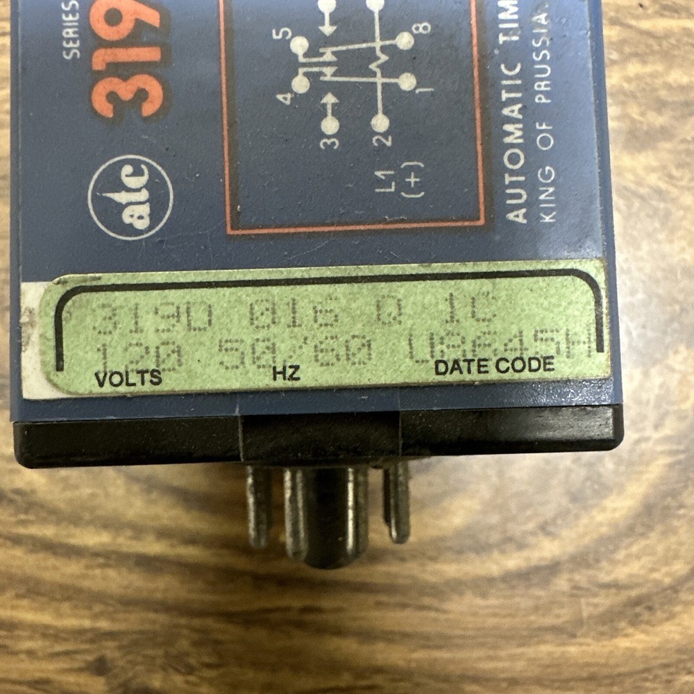ATC,0319D 016,5 Ranger On Delay Adjustable Timer