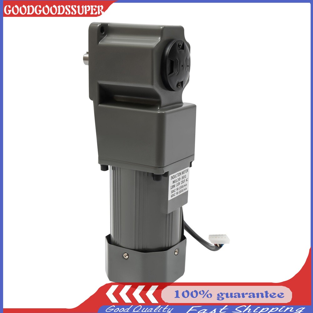120W 30K Medium Solid Motor Speed Reduction Motor Speed Governor 90° Right Angle