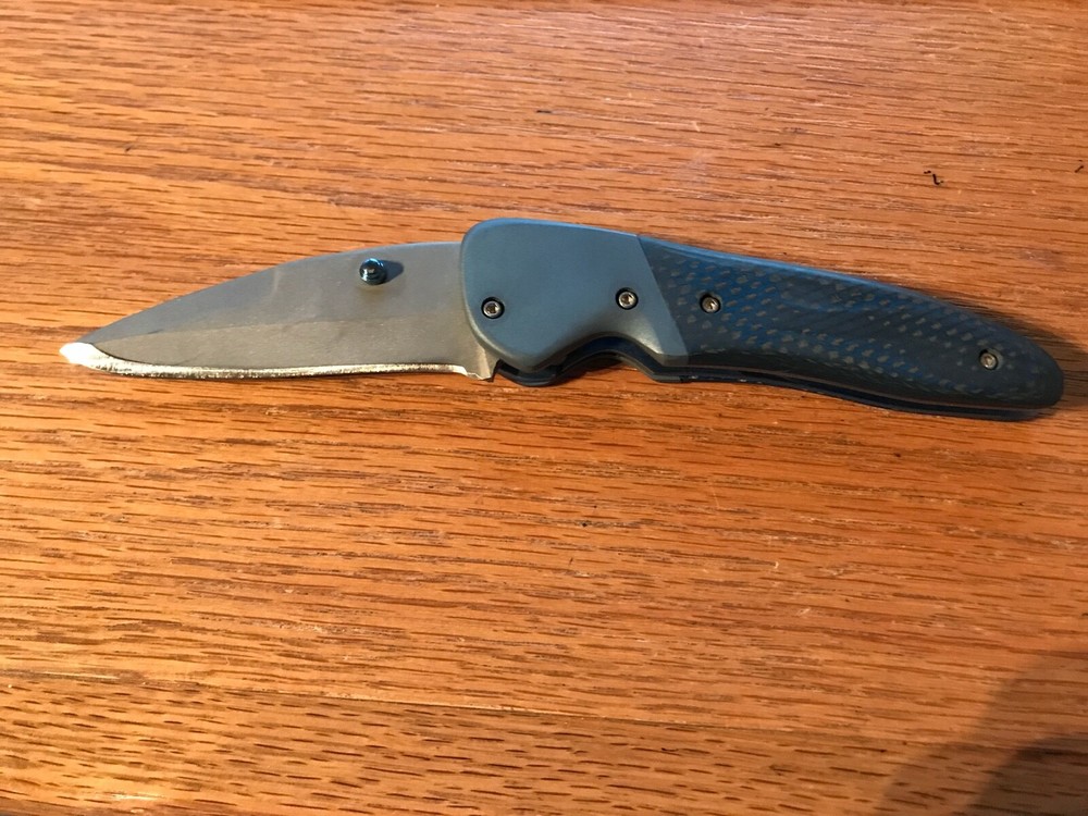 Duncan Folder Folding Knife made of Titanium and Carbon Fiber