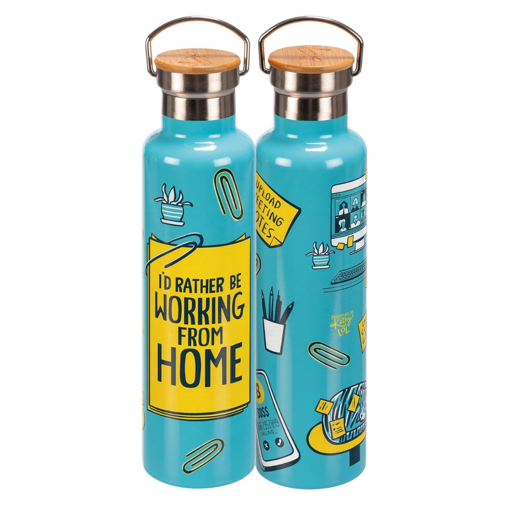 Primitives by Kathy Rather Be Working From Home Insulated Bottle